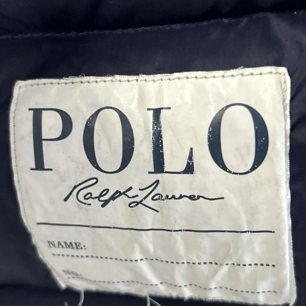 Boys Polo Ralph Lauren Water-Resistant Down Parka Coat Sz 7 Nice